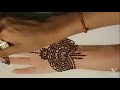 Simple Mehndi Design || Very Easy Festival Mehndi Design ||