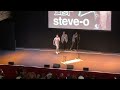 Steve-O Live show at Hull City Hall 03/07/23 Skate Board finale