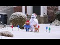 After Winter Snow Storm in Toronto Old Neighborhood Cozy Homes Relaxing Calming Ambient vibes