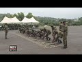 ARMY IN BARRACKS TRAINING GRADUATES 205 TROOPS