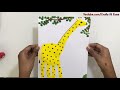 How to make Hand Painting for Beginners | Easy Finger Painting  | Giraffe Painting | Crafts At Ease