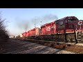 Classic!  CP 5878 leads CP 288 in 2018 @ Northbrook IL!!!