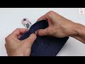 DIY Wallet from Jeans Tutorial - How to Sew In a Few Steps Easy