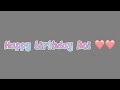 Happy birthday Aoi!! ❤️❤️ (starships edit)