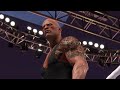 WWE 2K24 - The Rock vs. Seth Rollins - No Holds Barred Match: Night of Champions