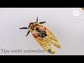 How to embroider a bug 🪳 pattern | Tips world embroidery 🧵