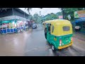 Experience walking in heavy thunderstorm | Kerala | Rain and thunder sounds for sleep