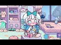 CINNAMOROLL Girl in Avatar World VS Toca Life World 🩵🤍 Morning Routine | Pazu | Toca Boca