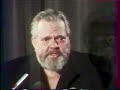 Orson Welles on Watching Too Many Films