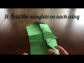 How to make the Coolest Paper airplane ever