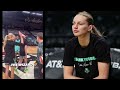 Marine Johannès One Leg and Half Court Shots with New York Liberty and France National Team