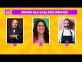 Monte sua Casa dos Sonhos 🏡 | Jogo das Escolhas | Detona Quiz