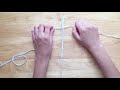 SQUARE KNOT bracelet TUTORIAL (step-by-step)