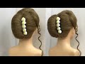 French Bun Hairstyle Trick | French Roll | French Twist Hairstyle | French Hairstyles