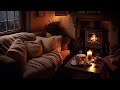 Cozy Cabin | Sleep Instantly with Heavy Rain and Thunder Sounds | Rain Sounds For Sleeping