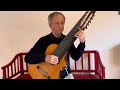 Video No 100 . J.S.Bach : Sarabande BWV 996 . Göran Söllscher guitar