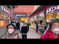 4k hdr China travel 2024 | Walk in Zhongjie（中街） Shenyang China | Relaxing Natural City ambience