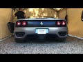 2000 Ferrari 360 cold start fabspeed headers tubi muffler