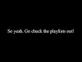 My OCs got playlists now! :)