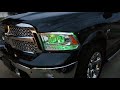 Dodge Ram Truck Customized Strobing Headlights