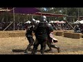 Medieval Knights Fighting at 2024 Central Coast Renaissance Festival in San Luis Obispo - All Rounds