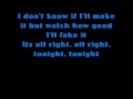 Tonight Tonight by Hot Chelle Rae (Lyrics)