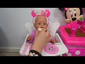 Baby Born doll Routines feeding and changing baby dolls Compilation videos