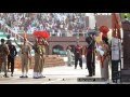 WAGAH BORDER RETREAT PARADE : FULL CEREMONY IN CLOSE SHOTS.!!