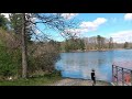 Playing at the lake. Nature sounds. ASMR