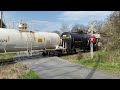 CSX train crossing Warrenfeltz Lane in Chewsville, MD