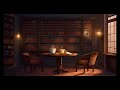 Calm, Library Cozy Cafe Background | Sound and Music for Study, Relaxation, Screensaver