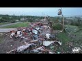 Barnsdall, OK Tornado Damage from Drone