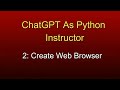 ChatGPT As Python Instructor | Build 5 Python Apps with ChatGPT