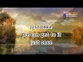 Just Once - James Ingram ( KARAOKE VERSION )