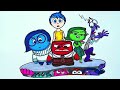 Inside Out 2 Coloring Pages Mix / How To Color All Emotions from Inside Out / NCS Music