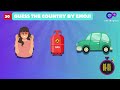 Guess the Country by Emoji | Epic Emoji Challenge❓