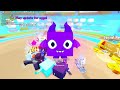 Hatching the huge purple dragon in Pet simulator 99