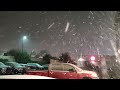 Snow in Paola, KS, 26 October 2020