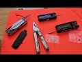 Leatherman Arc Mods - Lefty blade, comb, ferro rod, tweezers, thumb bars, pocket clip filler screws.