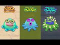 Dawn Of Fire Vs My Singing Monsters Vs The Lost Landscapes | Redesign Comparisons | Hyehehe, Varrow