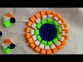 Republic day special craft/ wall hanging craft /very easy and unique wall decor idea/ Republic day