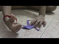 How to make an origami heron