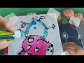 Faux Stain glass painting |Art videos for kids|Painting for kids| 5 year old videos|