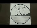 Learn how to draw a beautiful scenery Pencil sketch | Stepbystep tutorial for beginners