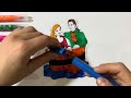 Dress Up Barbie and Barbie Characters Coloring with Sticker Book | painting and drawing for children
