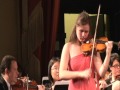 Alina Ming Kobialka plays Barber Violin Concerto 2nd mov't