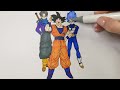 Dragon Ball New Coloring Pages / How To Color Son Goku,  Future Trunks, Vegeta / NCS MUSIC