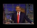 Late Show w/ Letterman - Cybil Shepherd, Joe Montana, Joan Osborne - October 16, 1995