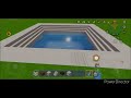 HOW TO BUILD A SWIMMING POOL IN MINI WORLD OR ANY GAME