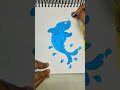 easy watercolor drawing 💕 cute cartoon drawing video